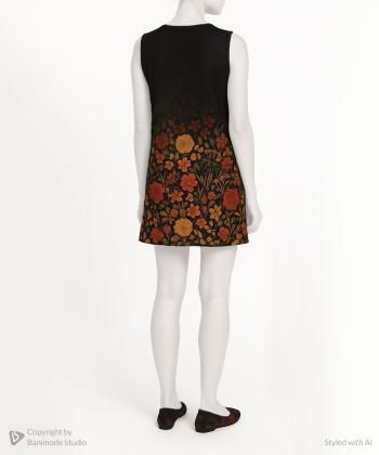 پيراهن زنانه قلم فلزي كد pirahangolomorgh