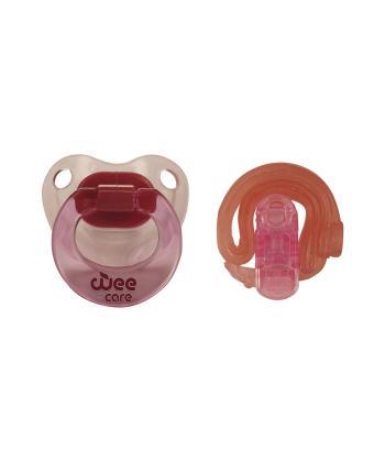 پستانك ارتودنسي وي كر به همراه بند سيليكوني سايز 1 كد P150