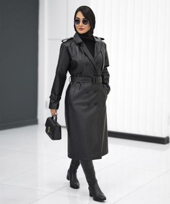 پالتو چرم زنانه السانا Elsana كد 2373