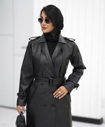 پالتو چرم زنانه السانا Elsana كد 2373