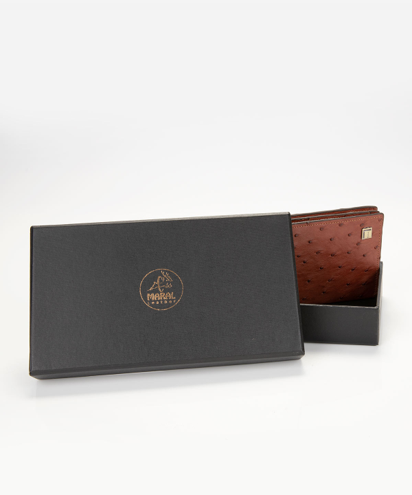 کیف پول پالتویی مردانه مارال چرم Maral Leather مدل ژاو