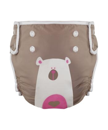 شورت آموزشي كودك وي كر طرح Bear Boy دكمه دار A808/1