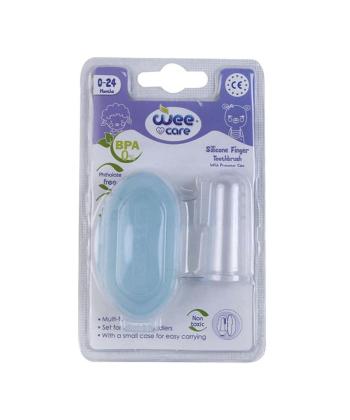 مسواك انگشتي سيليكني به همراه قاب وي كر كد S601