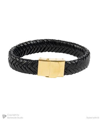 دستبند چرم طبيعي بيسراك مدل 150N