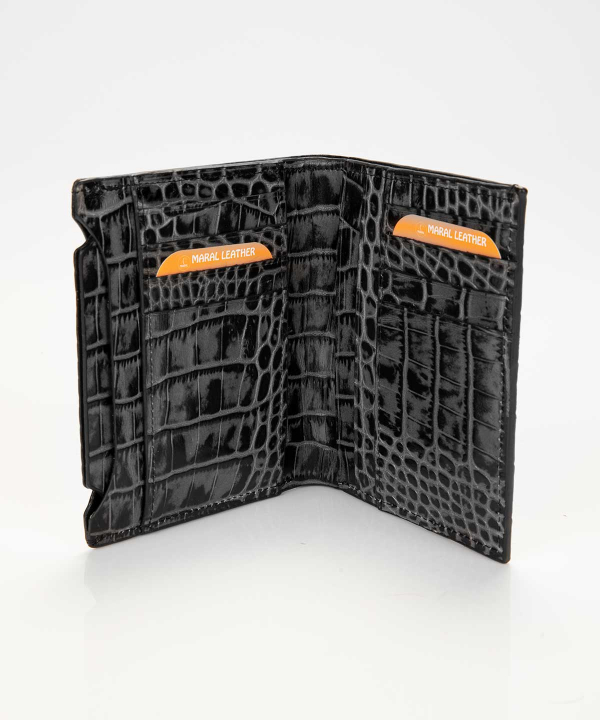 کیف پول چرم مردانه مارال چرم Maral Leather مدل آرمان