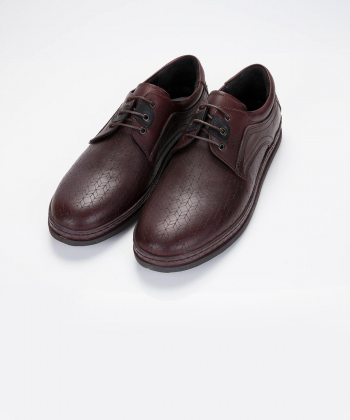 کفش مردانه چرم طبیعی مارال چرم Maral Leather مدل مارتینس