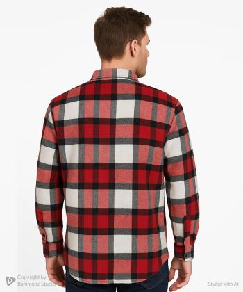 پیراهن آستین بلند مردانه ناوالس مدل 1101615