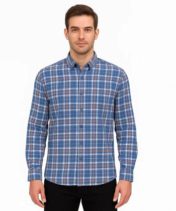 پیراهن آستین بلند مردانه برند پی لس مدل am140430