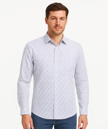 پیراهن آستین بلند مردانه هوکانی مدل 10571