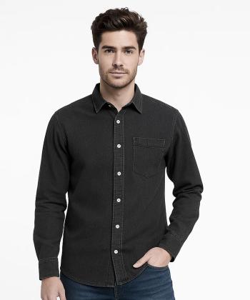 پیراهن آستین بلند مردانه آر ان اس مدل 12202580