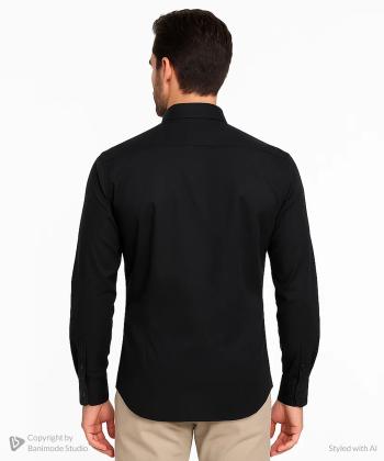 پیراهن آستین بلند مردانه هوکانی مدل 10681