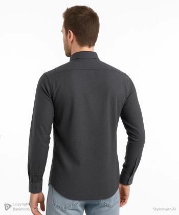 پیراهن آستین بلند مردانه ام کی مدل 1864