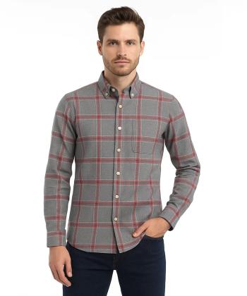 پیراهن آستین بلند مردانه MK مدل 1856