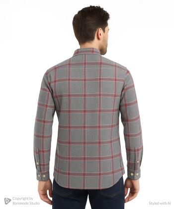 پیراهن آستین بلند مردانه MK مدل 1856