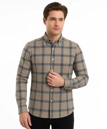 پیراهن آستین بلند مردانه ام کی مدل 1856