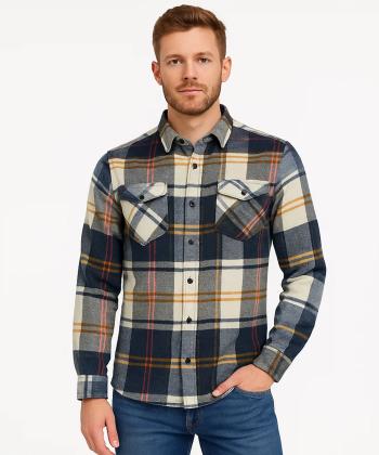 پیراهن آستین بلند مردانه آروما مدل 13703001