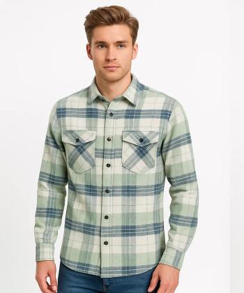 پیراهن آستین بلند مردانه آروما مدل 13703001