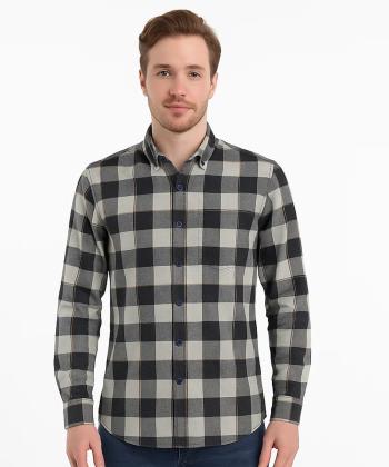 پیراهن آستین بلند مردانه وینترهارت مدل M2064051SH
