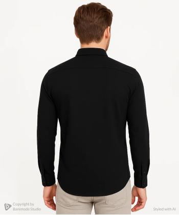 پیراهن آستین بلند مردانه ورساچه جینز مدل vpm059