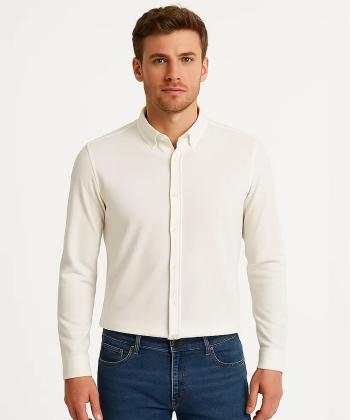 پیراهن آستین بلند مردانه ورساچه جینز مدل vpm059