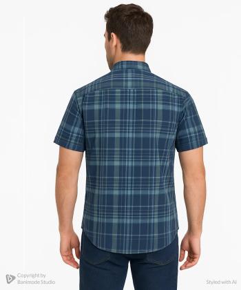 پیراهن آستین کوتاه مردانه برند پی لس مدل am4042