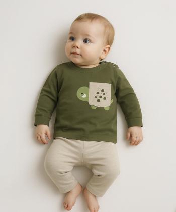 تیشرت نخی نوزاد ریکالاکو مدل RK449-2