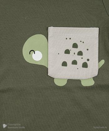 تیشرت نخی نوزاد ریکالاکو مدل RK449-2