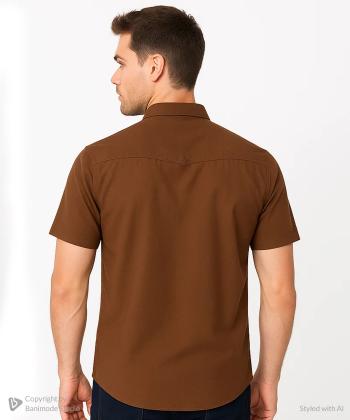 پیراهن آستین کوتاه مردانه برند پی لس کد 1404228