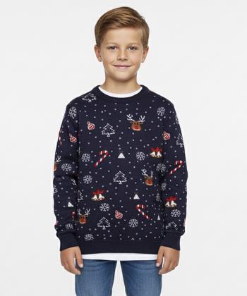 پليور بافت پسرانه باني نو طرح گوزن كريسمسي