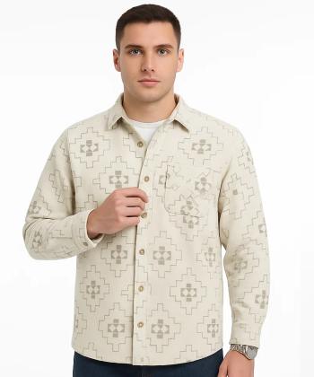 پیراهن آستین بلند مردانه آر ان اس مدل 12202267