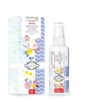 اسپری دافع حشرات سالوویتو – محافظ طبیعی پوست حساس کودکان بدون DEET
