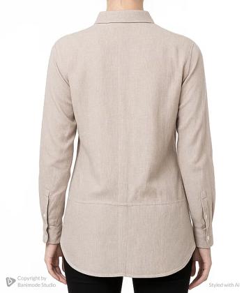 شومیز نخی آستین بلند زنانه پیرکاردین مدل SHTG9212101