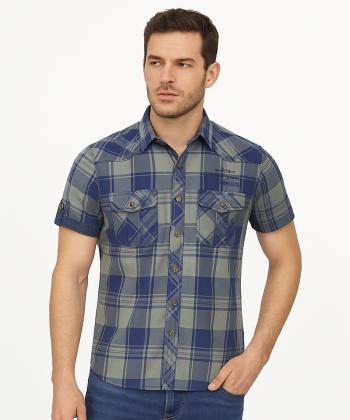 پیراهن آستین کوتاه مردانه برند پی لس مدل am035