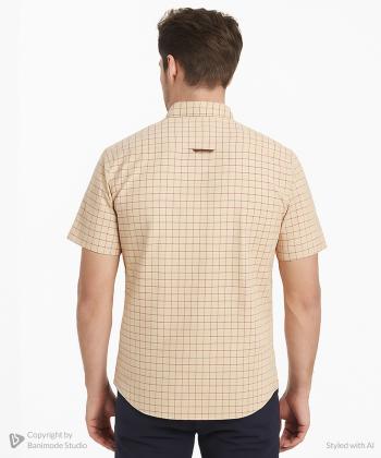 پیراهن آستین بلند مردانه برند پی لس مدل am140431