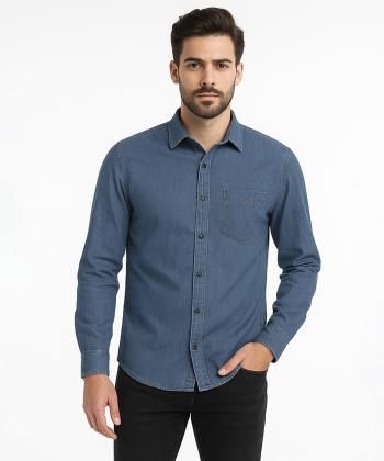 پيراهن آستين بلند مردانه وينترهارت كد M2064060SH