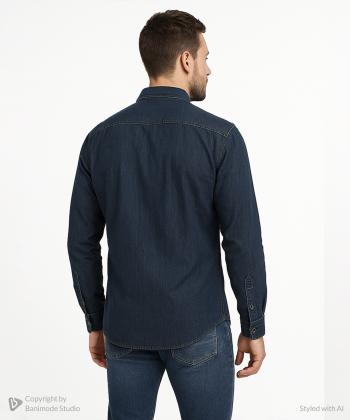 پيراهن آستين بلند مردانه وينترهارت كد M2064060SH