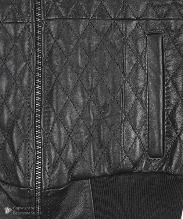کت پسرانه چرم طبیعی نوین چرم Novin Leather مدل هیمن