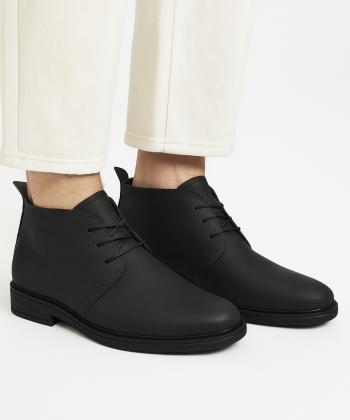 نيم بوت مردانه چرم طبيعي نوين چرم مدل كينگز