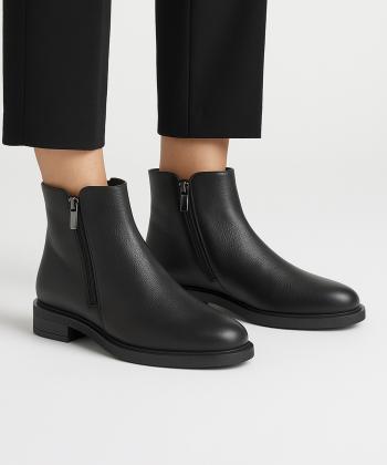 نيم بوت زنانه چرم طبيعي نوين چرم مدل 1814