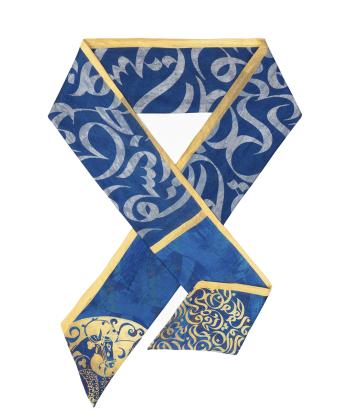 دستمال گردن زنانه طاقه چيان طرح جام جم