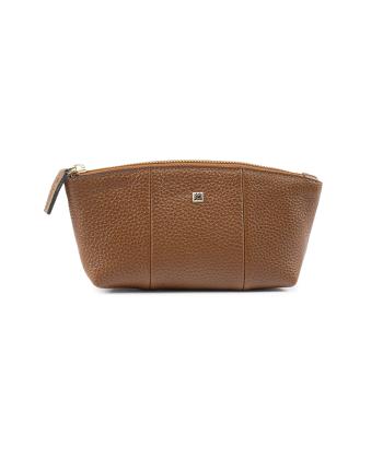 کیف آرایشی چرم طبیعی زنانه نوین چرم مدل دونا