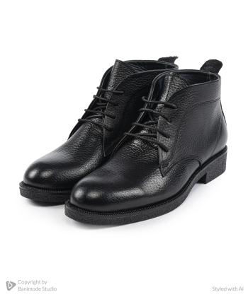 نیم بوت مردانه چرم طبیعی نوین چرم مدل ویستا