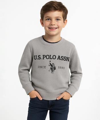 سویشرت پسرانه یو اس پولو کیدز مدل 4013C2