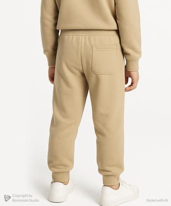 شلوار نخی  راحتی پسرانه یو اس پولو کیدز مدل 1032C2