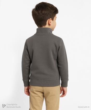 سویشرت پسرانه یو اس پولو کیدز مدل 5043C2