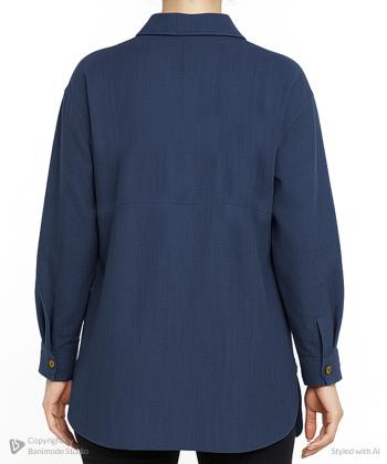 مانتو شومیزی کوتاه زنانه شندی مدل 9159