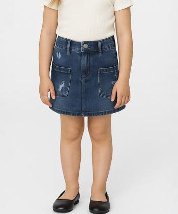 دامن جین دخترانه ملورینا مدل 42102