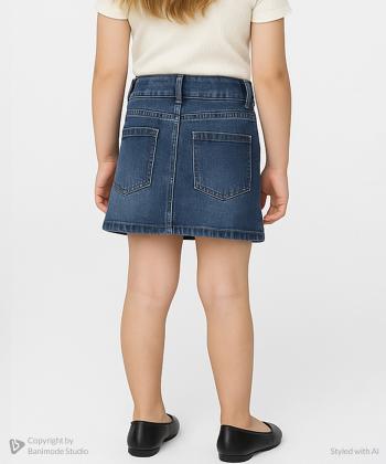 دامن جین دخترانه ملورینا مدل 42102