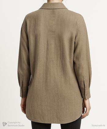 مانتو شومیزی کوتاه زنانه شندی کد 9158