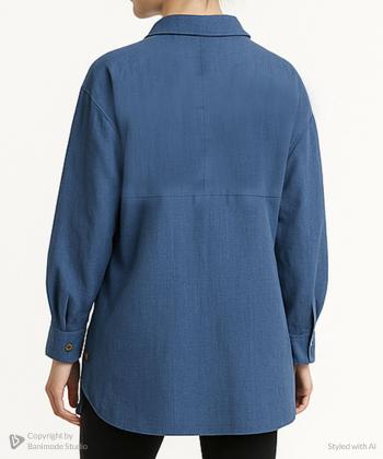 مانتو شومیزی کوتاه زنانه شندی کد 9158